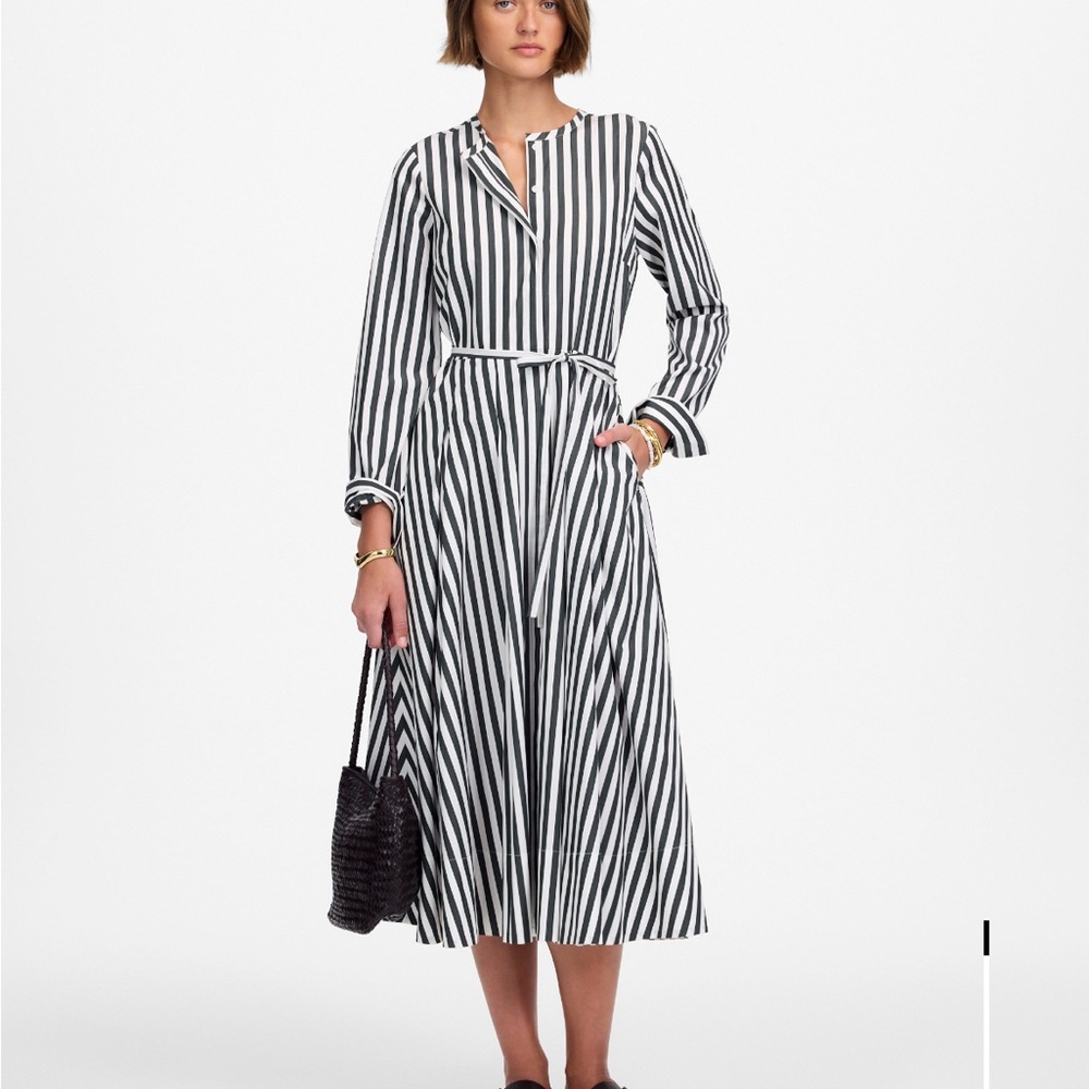 Midi striped Shirtdress